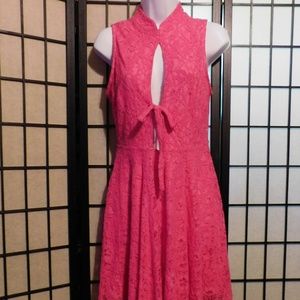 NEW Current Project LACE PINK Dress